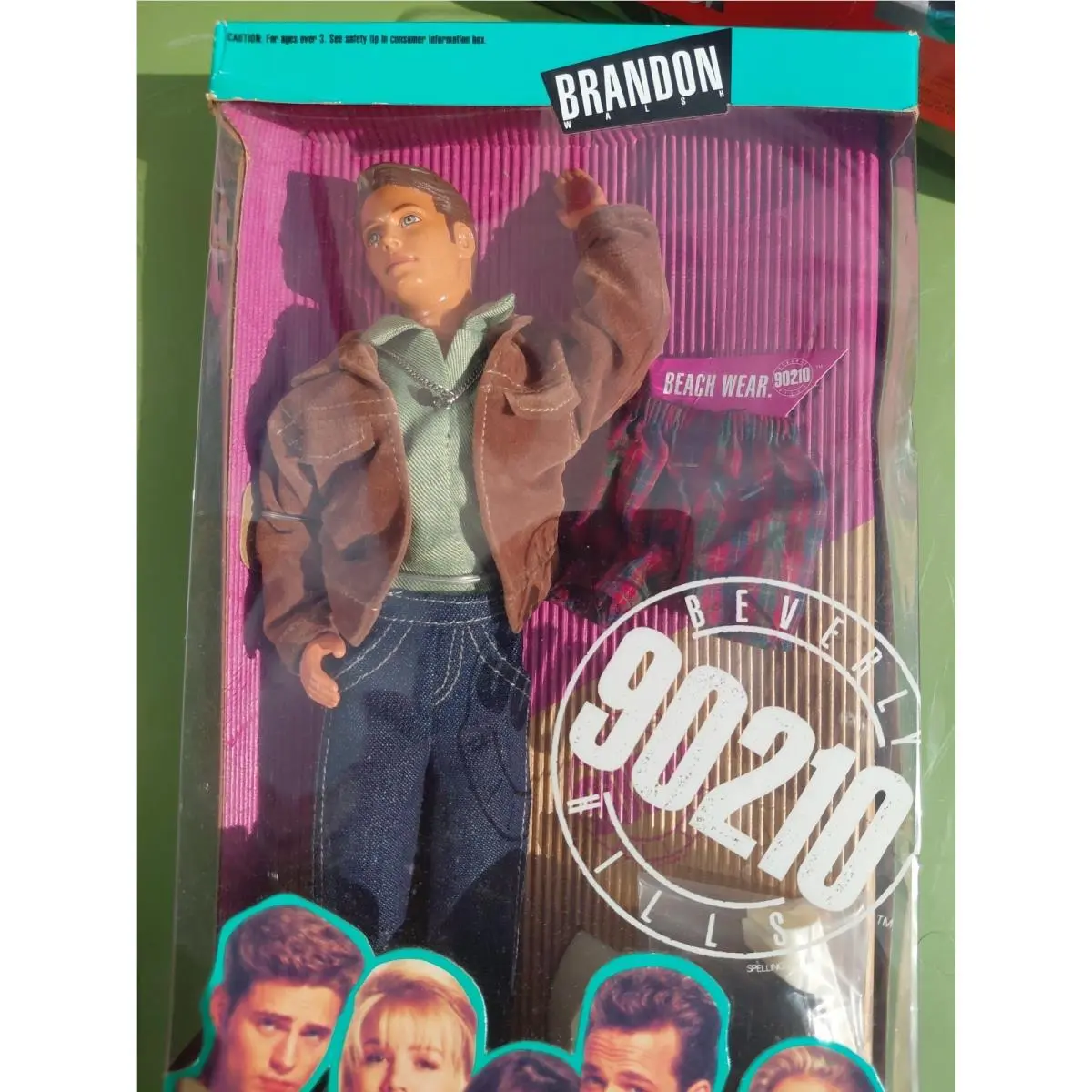Vintage Beverly Hills 90210 Brandon Walsh Doll 1991