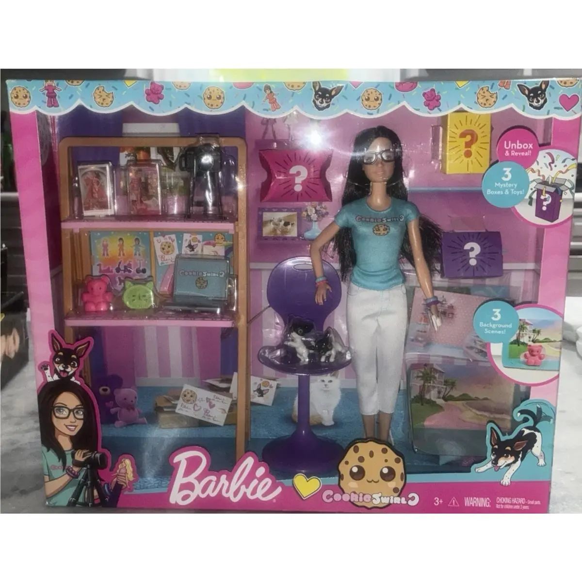 Barbie Cookie Swirl C W/ Mystery Boxes Toys Rare 2019
