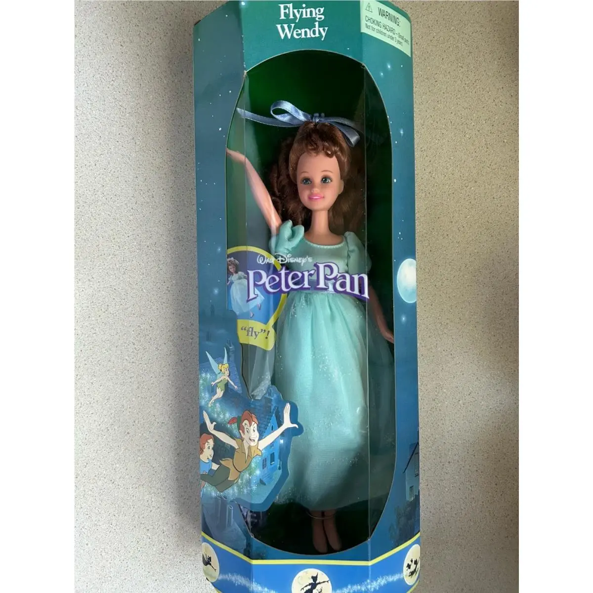 Disney Peter Pan Flying Wendy Doll 1997 Mib Nrfb - 19297