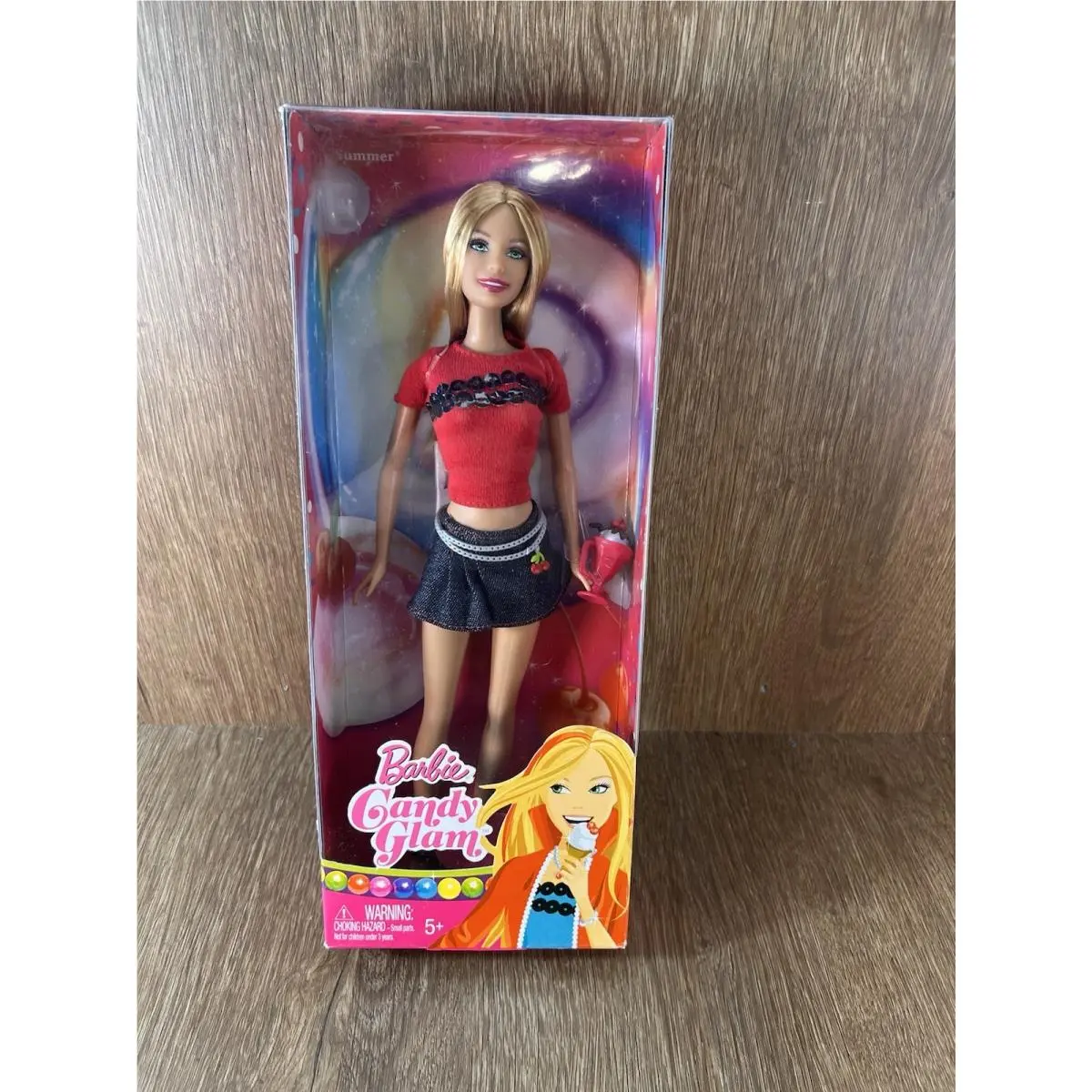 Mattel Barbie Candy Glam Fashion Doll 2008 Pink Series Nrfb