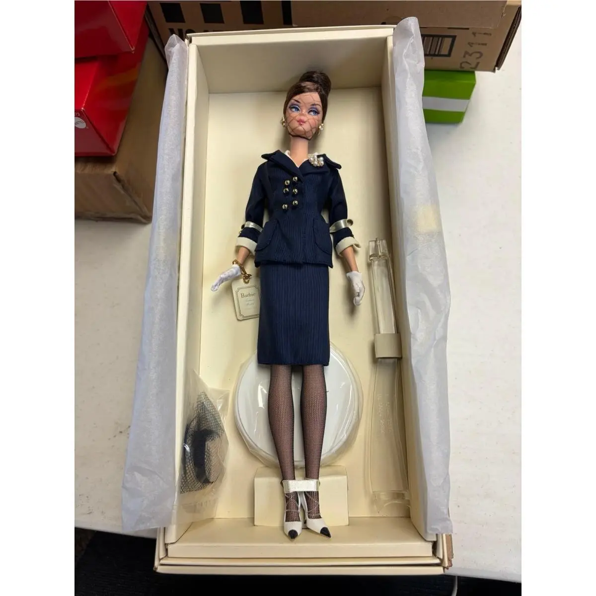 Silkstone Boater Ensemble Barbie Doll Bfc Exclusive X8265 Nrfb w/ Mattel Shipper