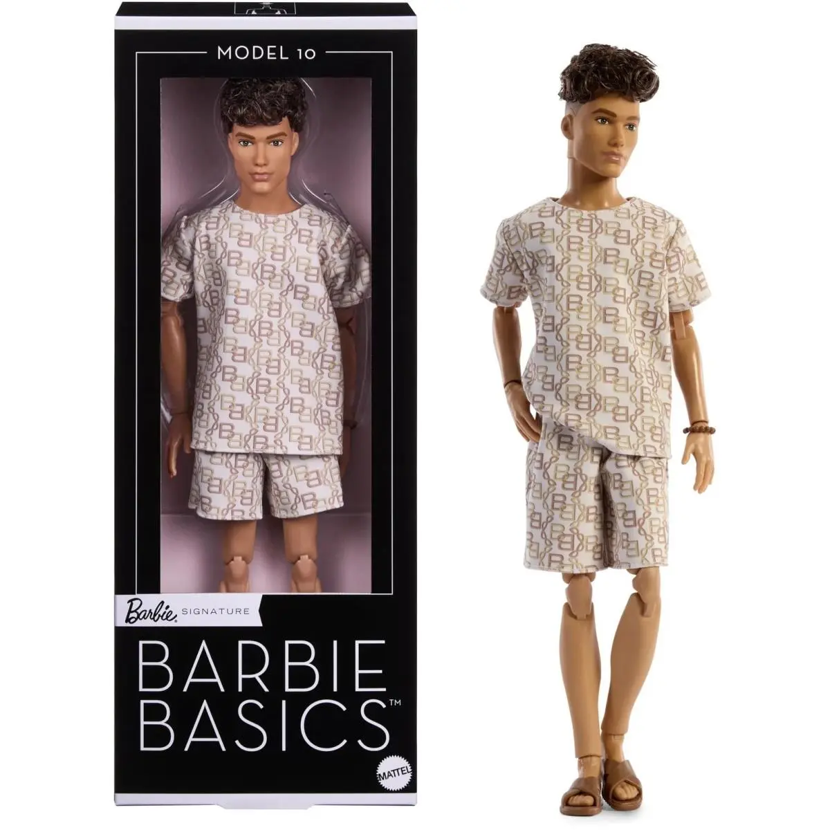 Barbie Basics Model Collector Ken Fashion Doll 10/Brunette Hair/new/mint