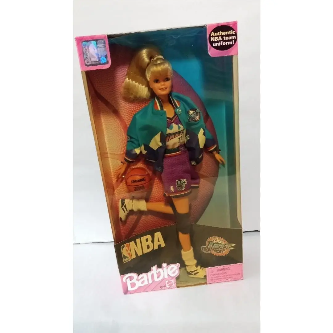 Vintage 1998 Nba Barbie Doll : Utah Jazz - Nrfb