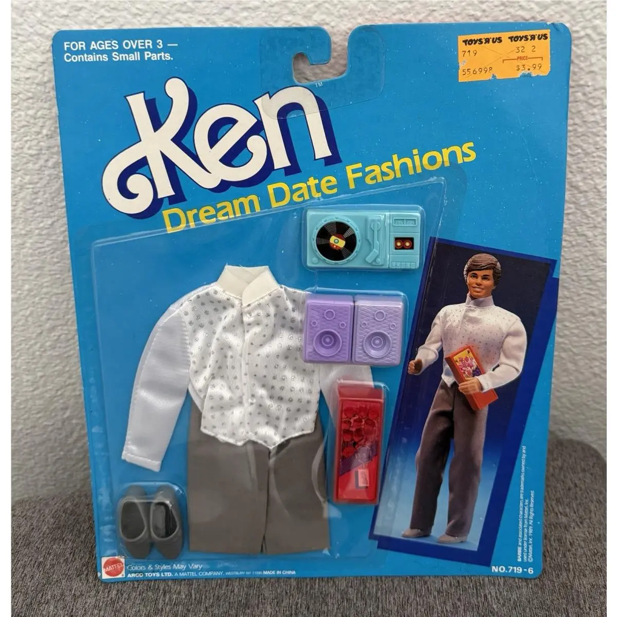 Ken Dream Date Fashions 1989 Mattel 719-6