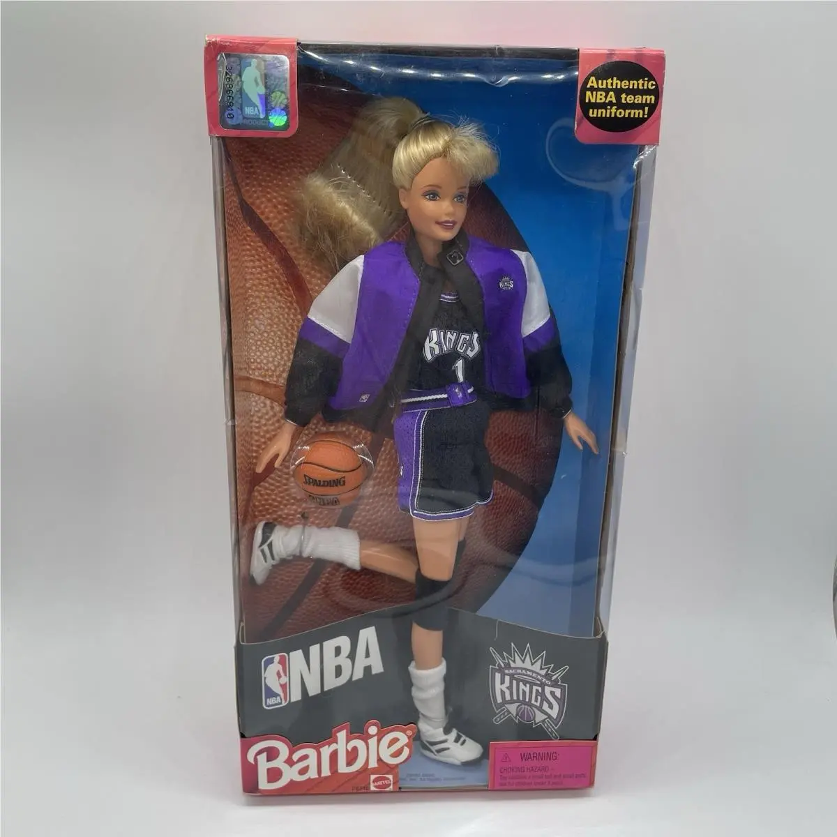 Mattel Barbie Nba Sacramento Kings Fashion Doll 12 1998 20746