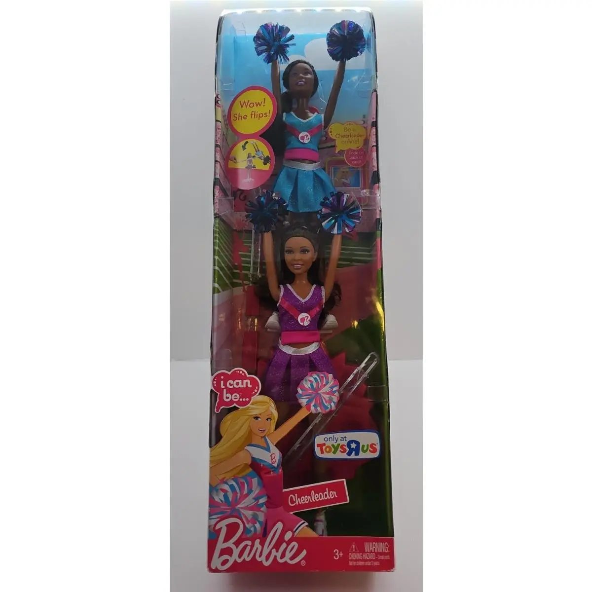 AA Barbie 2012 Toys R Us I Can be Cheerleader Giftset Ships Fast