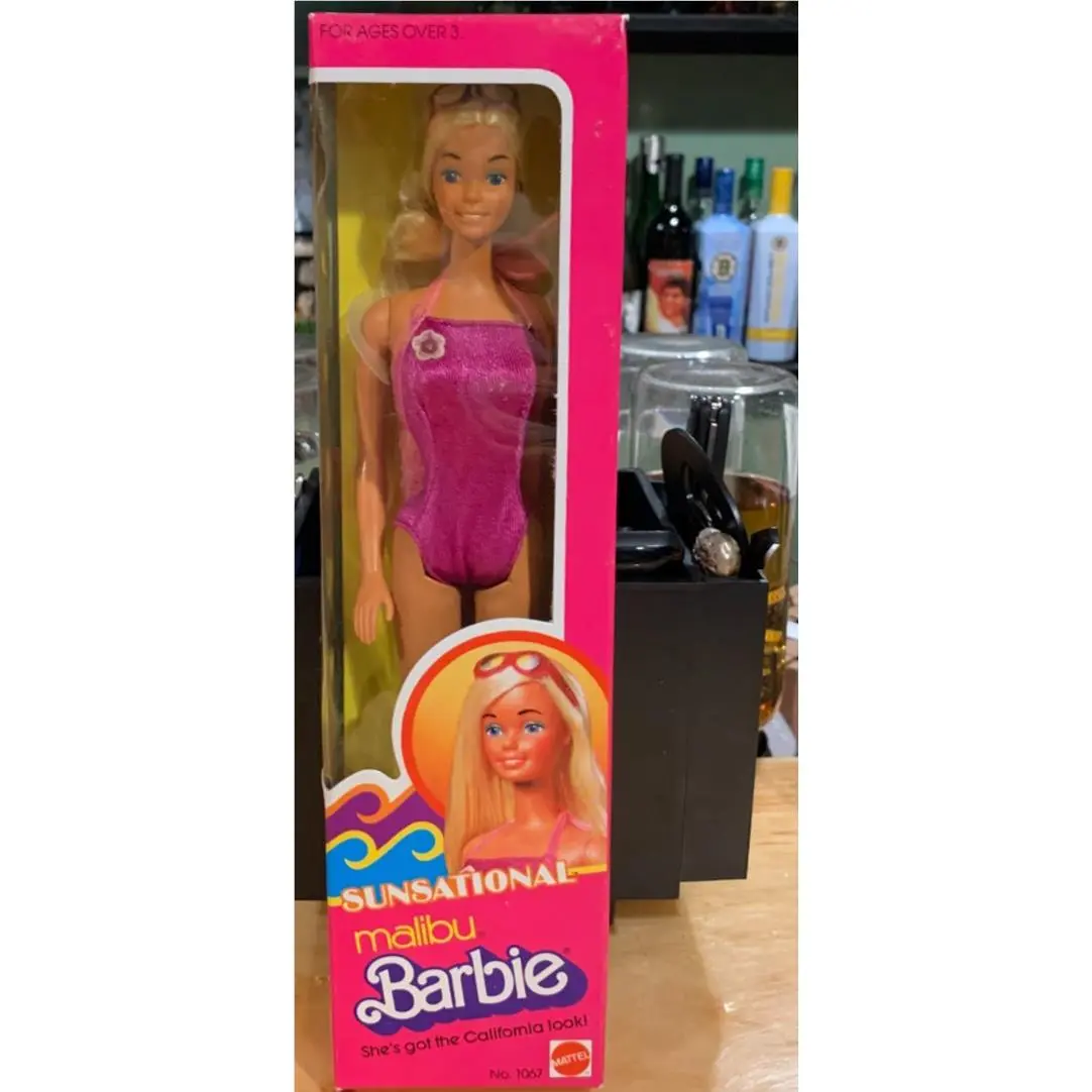 Vintage 1981 Mattel Sunsational Malibu Barbie 1067 Hong Kong
