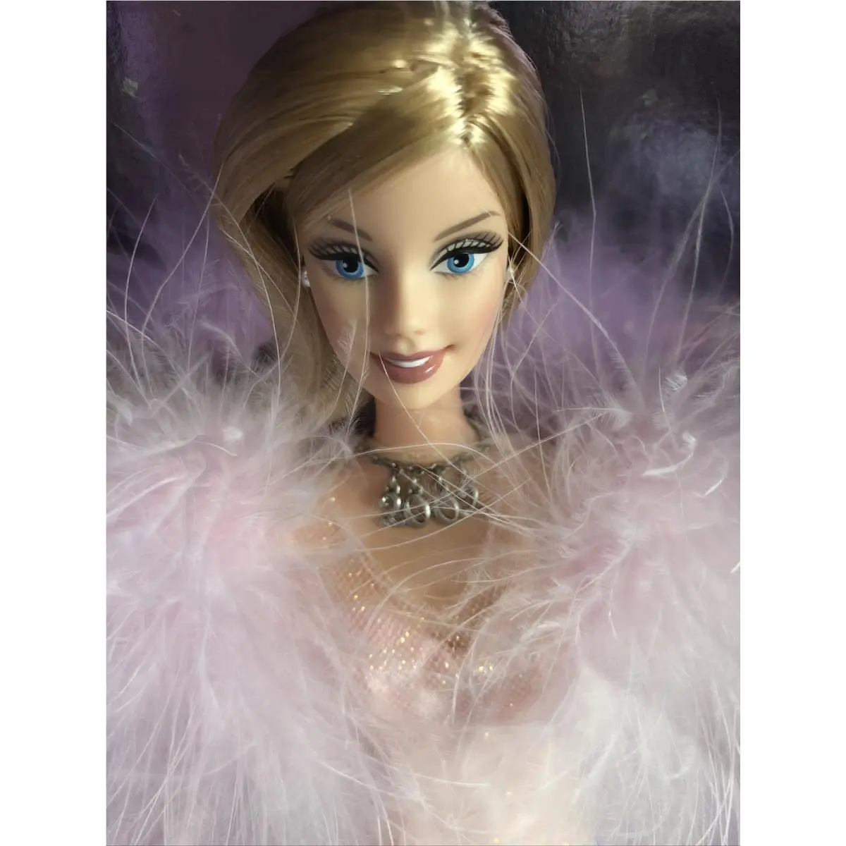 2002 Barbie Collector Edition Doll with Earrings 2002 Necklace