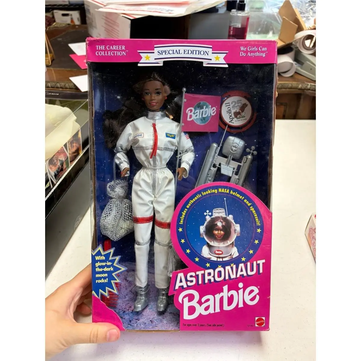 Mattel 1994 Barbie Astronaut Barbie African American Career Collection
