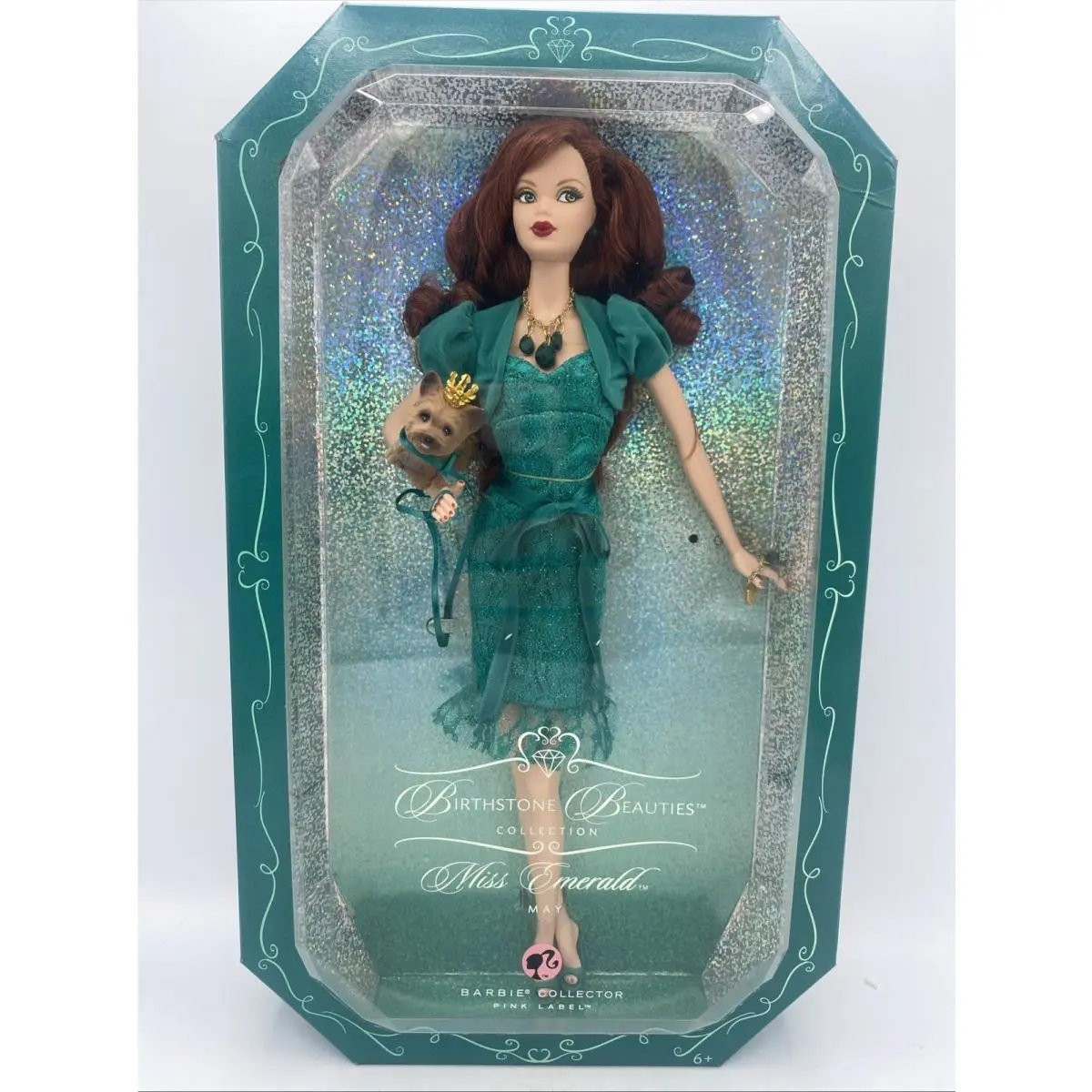 2007 Barbie Collector Birthstone Beauties May Miss Emerald K8694