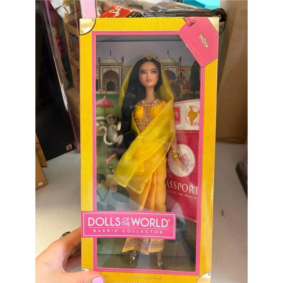 India Barbie Dotw Dolls OF The World Passport Collection 2011 Mattel W3322 Nrfb