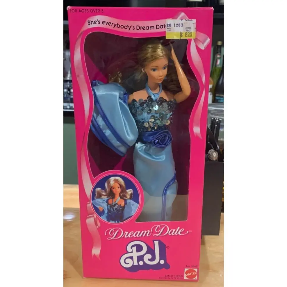 Very Rare 1982 Mattel Dream Date PJ Barbie 5869 Taiwan Excellent