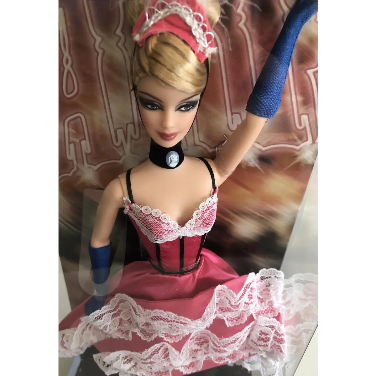 Collector Edition Dolls of The World France Barbie Doll Feathery Cap Gloves