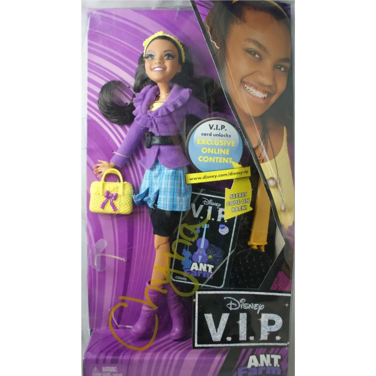Disney V.i.p. Chyna Parks A.n.t. Farm Doll Mattel 2011 X6665