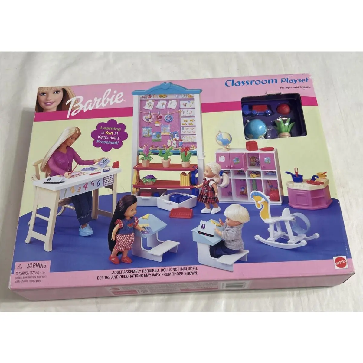 Vintage Mattel 2002 Barbie Doll Classroom Playset 67427