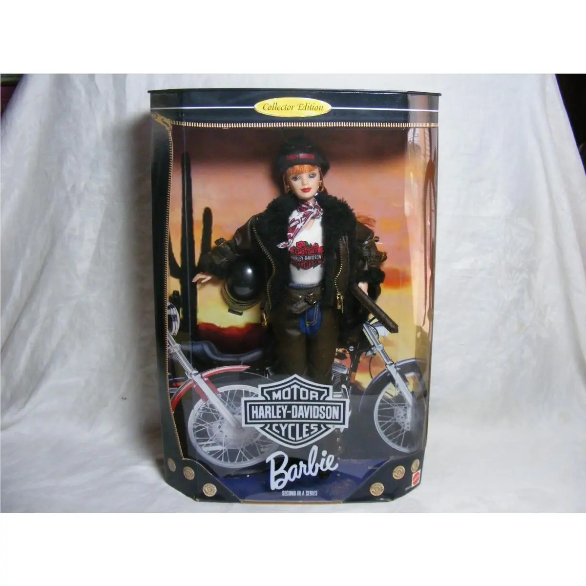Barbie Collectable 1998 Harley Davidson Motorcycle Mattel 20441 F-1