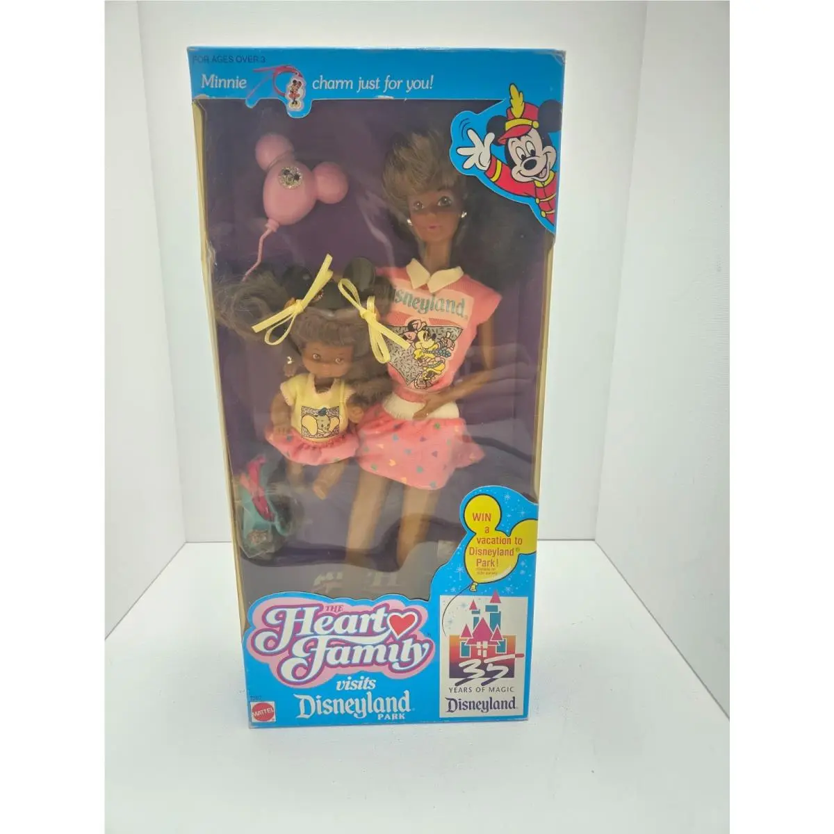 The Heart Family Visits Disneyland Park Mother Daughter Set 1989 Nrfb