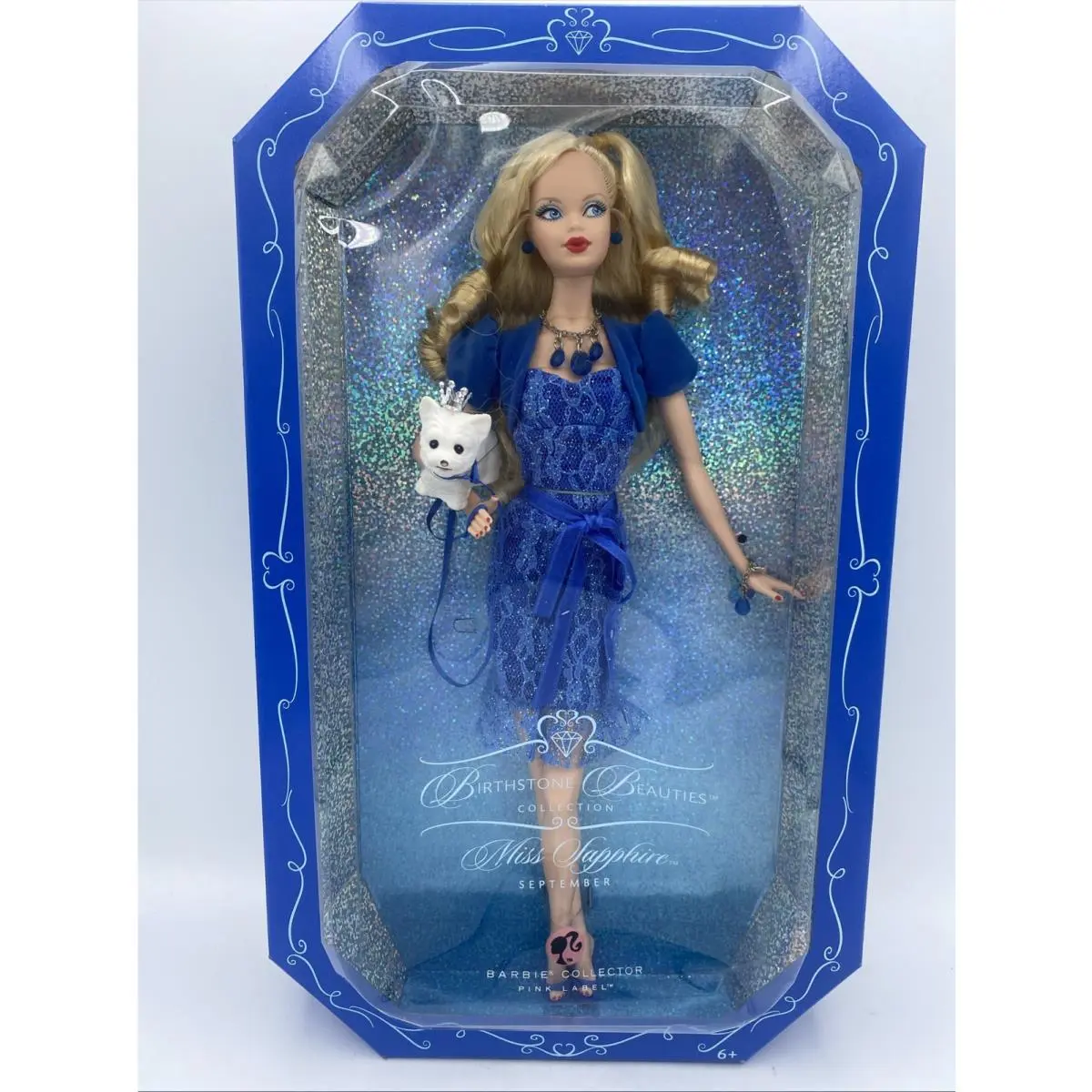 2007 Barbie Birthstone Beauties Collection Miss Sapphire September Doll K8698