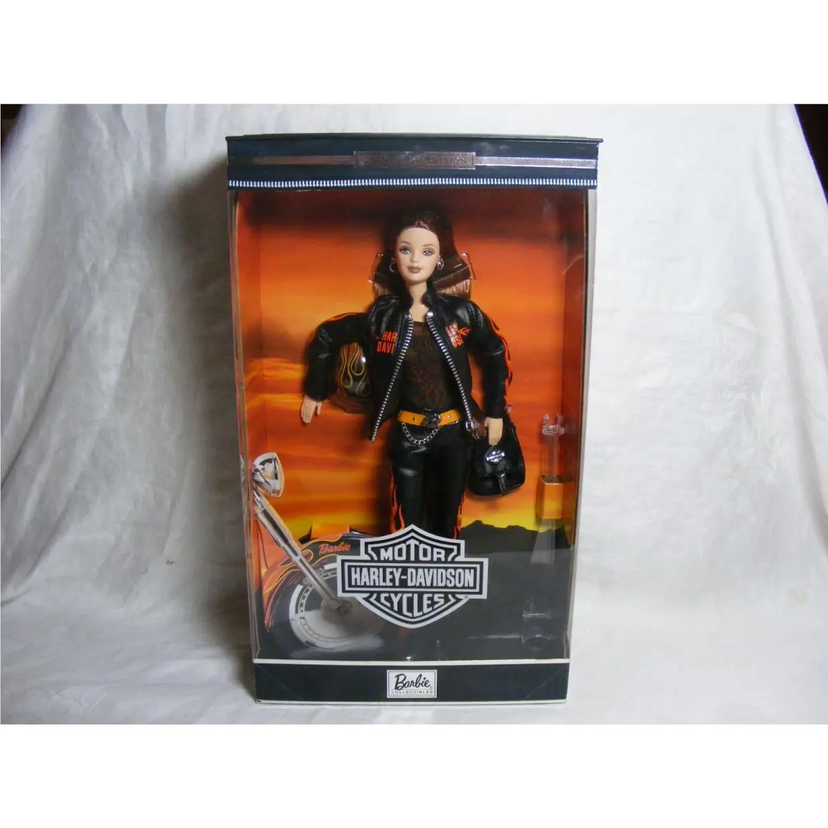2000 Barbie Collectable Harley Davidson Motorcycles Mattel 29207 F-1