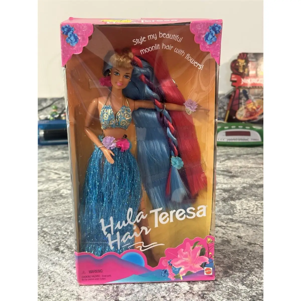 Mattel Barbie Hula Hair Teresa Articulated Fashion Doll 1996
