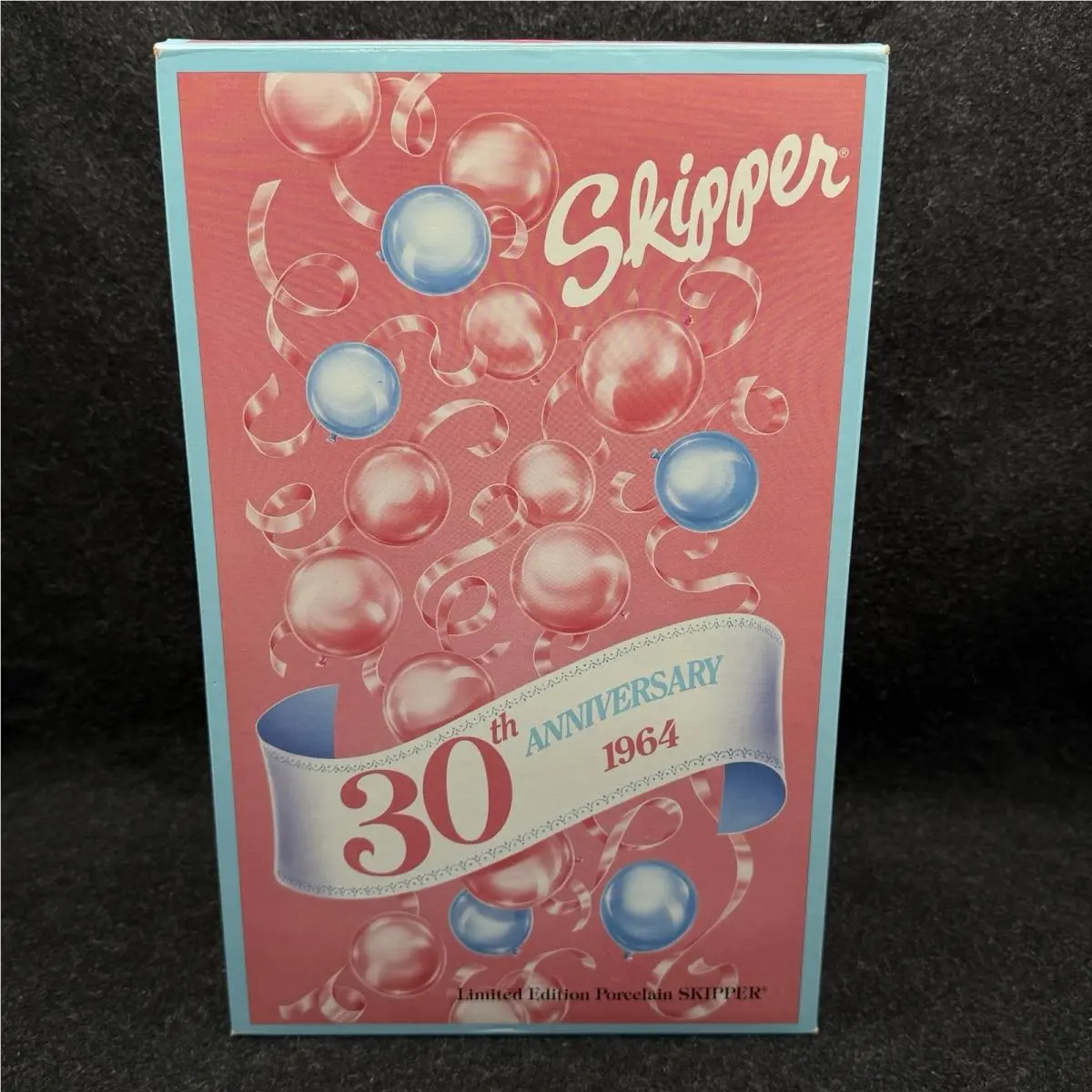 Barbie 30TH Anniv. Porcelain Skipper 1993 Never Removed From Box