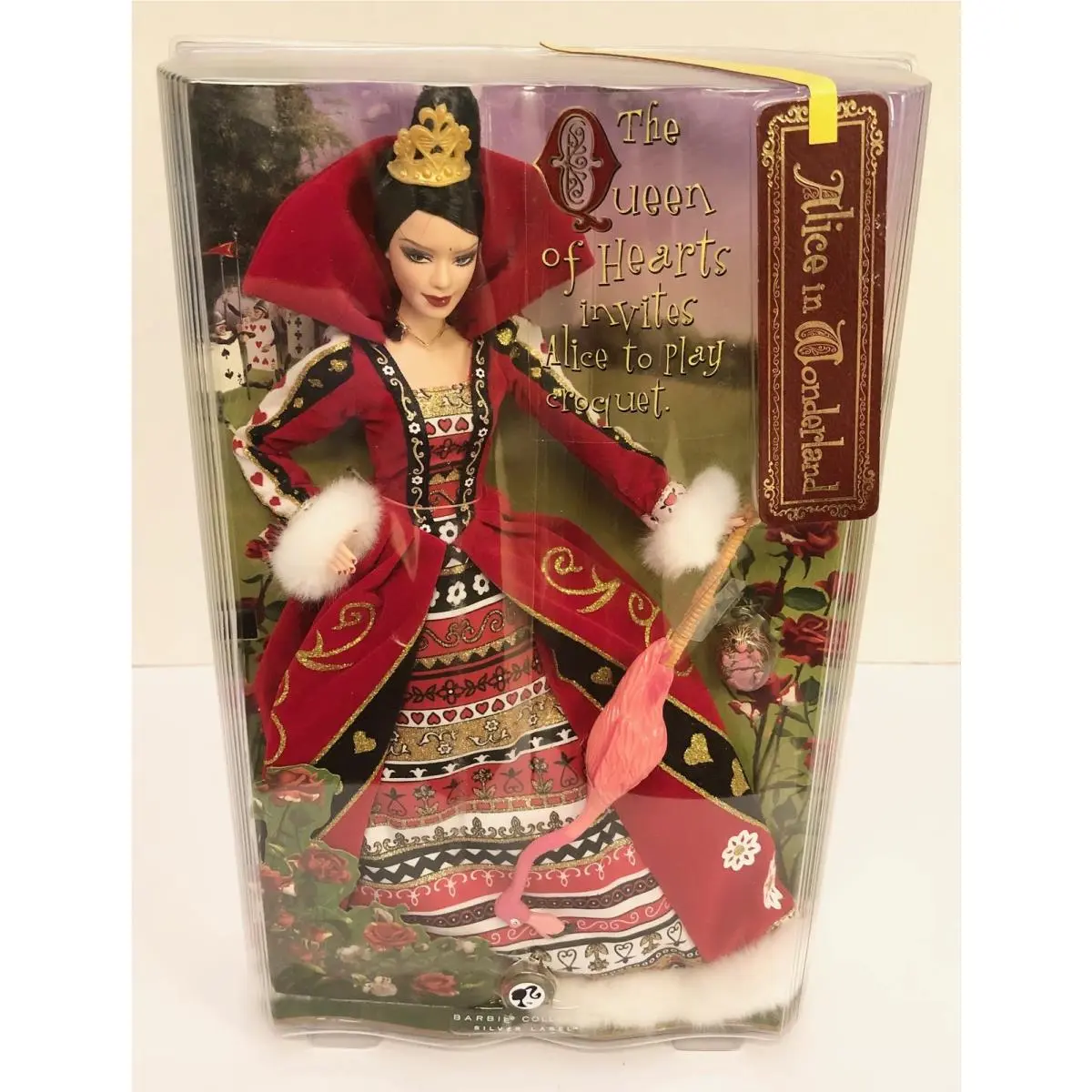 Disney Alice In Wonderland Queen OF Hearts Doll Silver Label Barbie K12