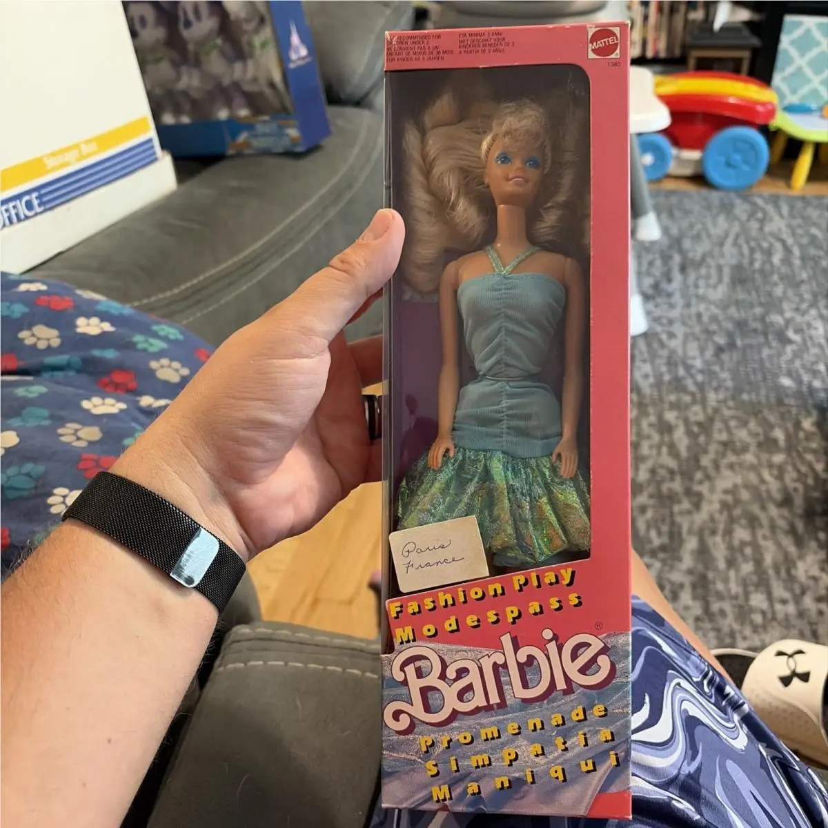 Barbie Fashion Play Doll Modespass Vtg 1988 Mattel Canada 1380 Nrfb