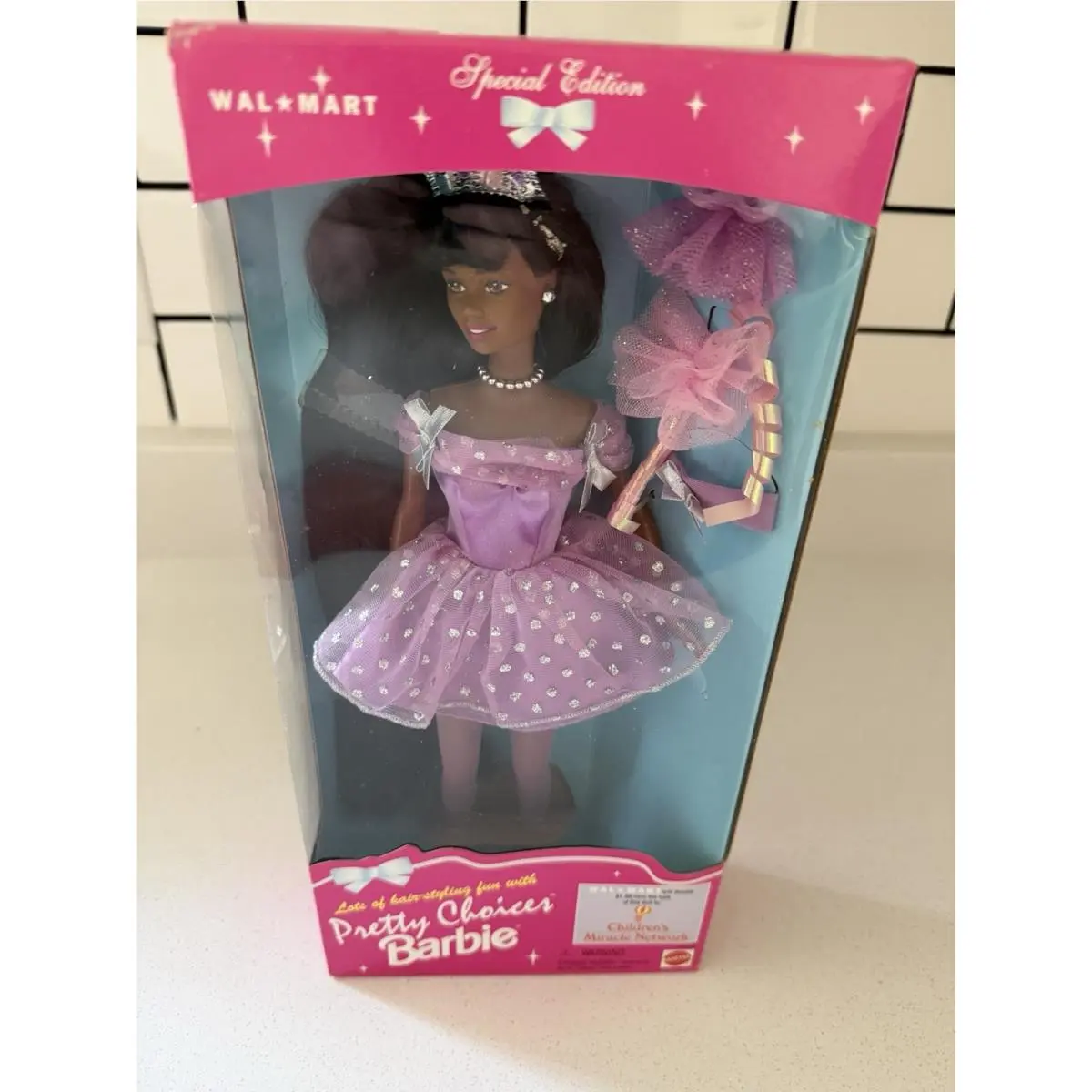 Mattel 1996 Pretty Choices Barbie AA Extra Long Hair Walmart Special Edition