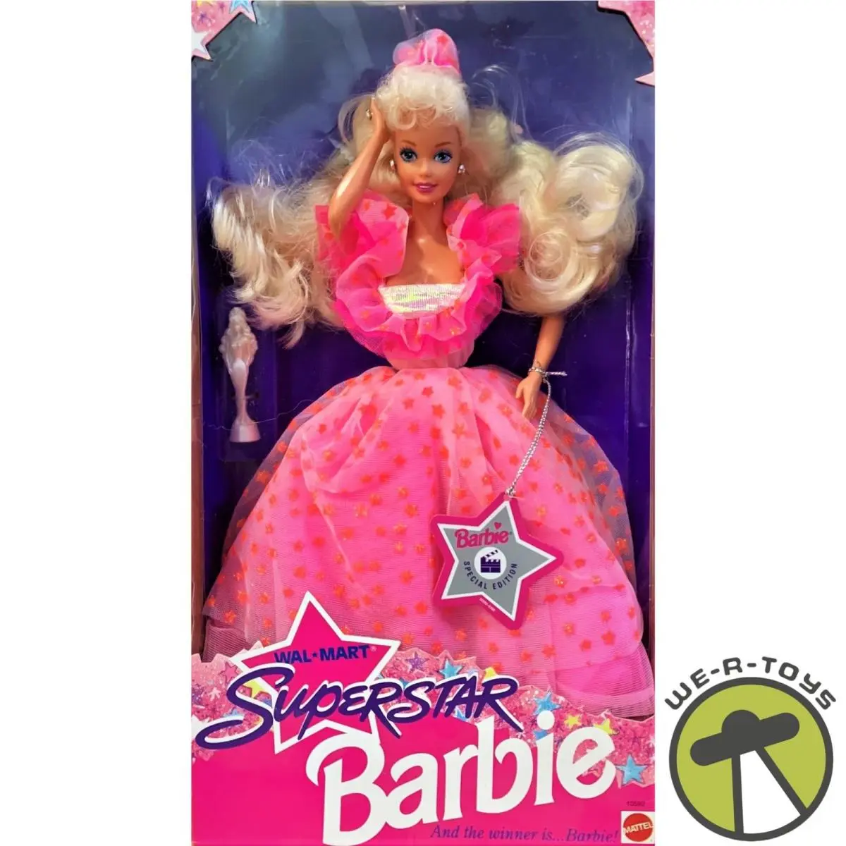 Superstar Barbie Doll Walmart Special Edition 1993 Mattel No. 10592