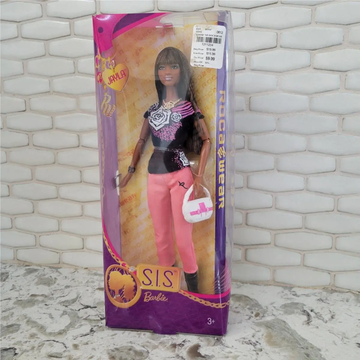 So In Style Barbie Jayla Sis Rocawear 2009 1st Mixed Race Barbie T1327