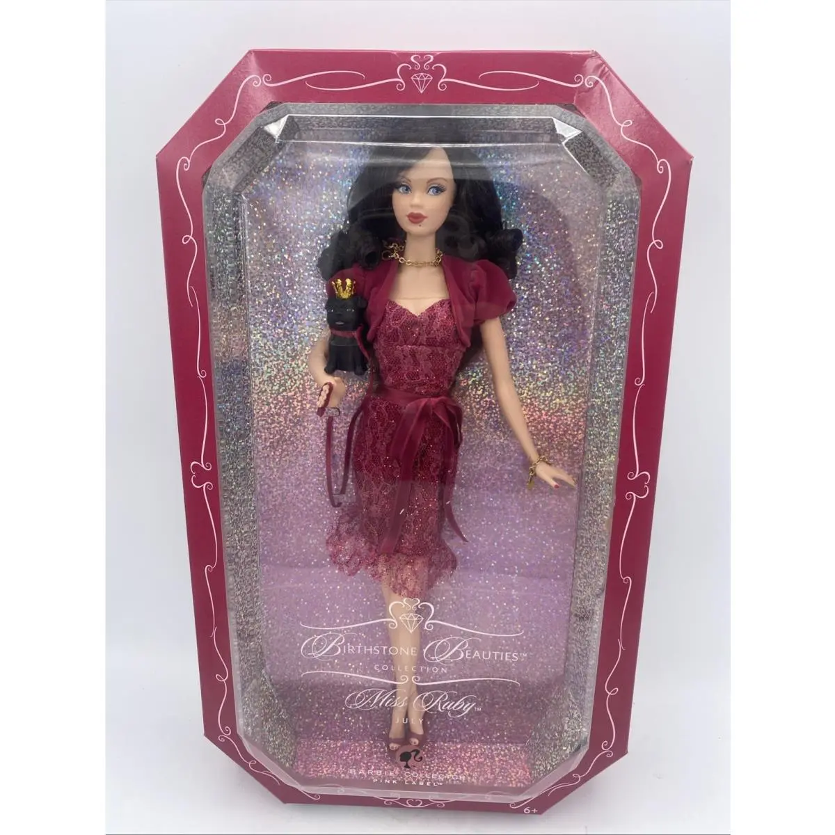 2007 Mattel Miss Garnet January Birthstone Beauties Pink Label Barbie K8696