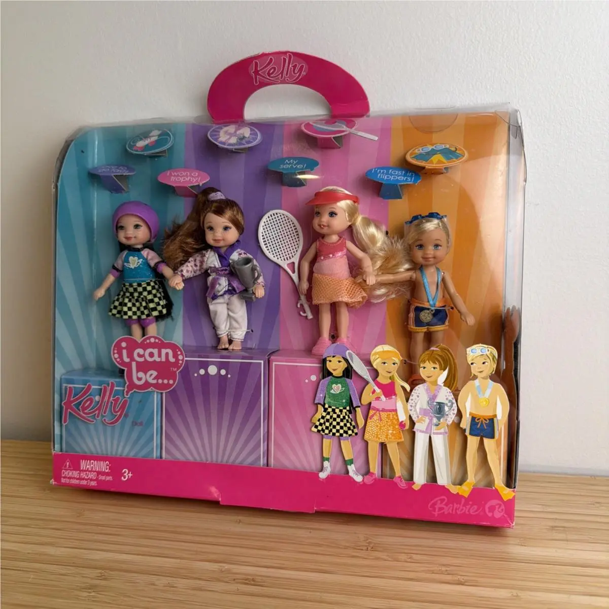 Vintage Kelly Doll Friends i Can be . Favorite Sports Set 2007 L8566