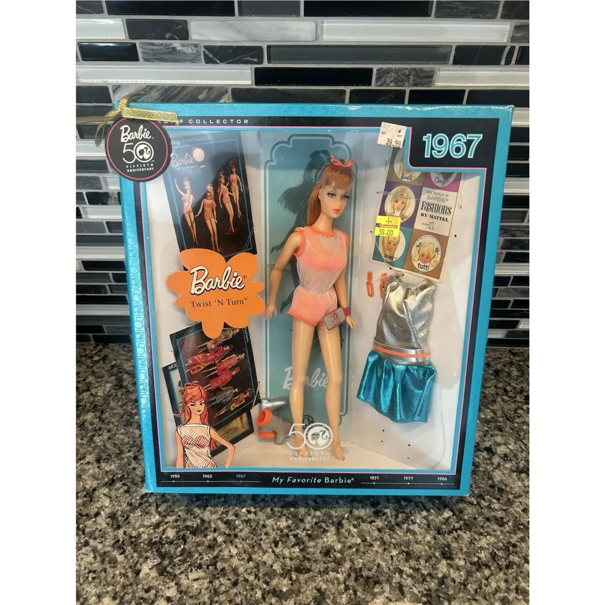 Barbie 50th Anniversary My Favorite Time Capsule Twist N` Turn Doll 2008