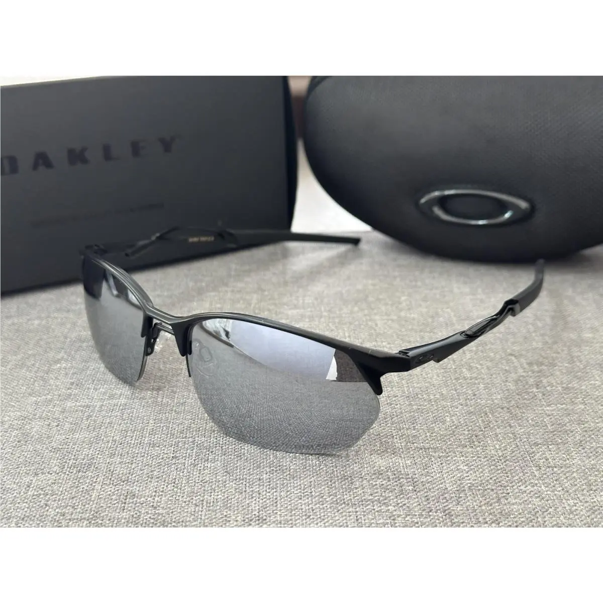 Sunglasses Wire Tap 2.0 OO4145 Sunglasses Glasses Sports Outdoor Prizm Black+Silver by Oakley