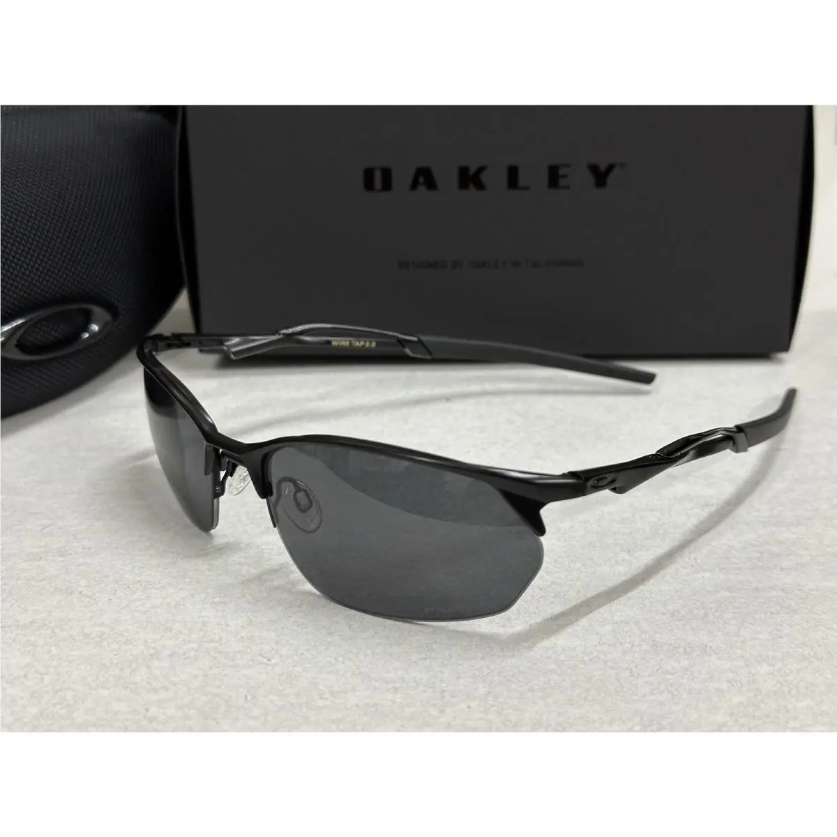 Sunglasses Wire Tap 2.0 OO4145 Sunglasses Glasses Sports Outdoor Prizm Gray by Oakley
