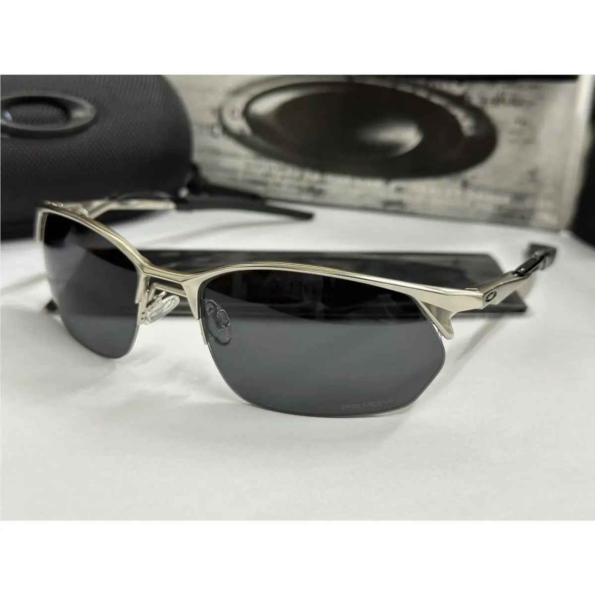 Sunglasses Wire Tap 2.0 OO4145 Sunglasses Glasses Sports Outdoor Prizm Silver+Grey by Oakley