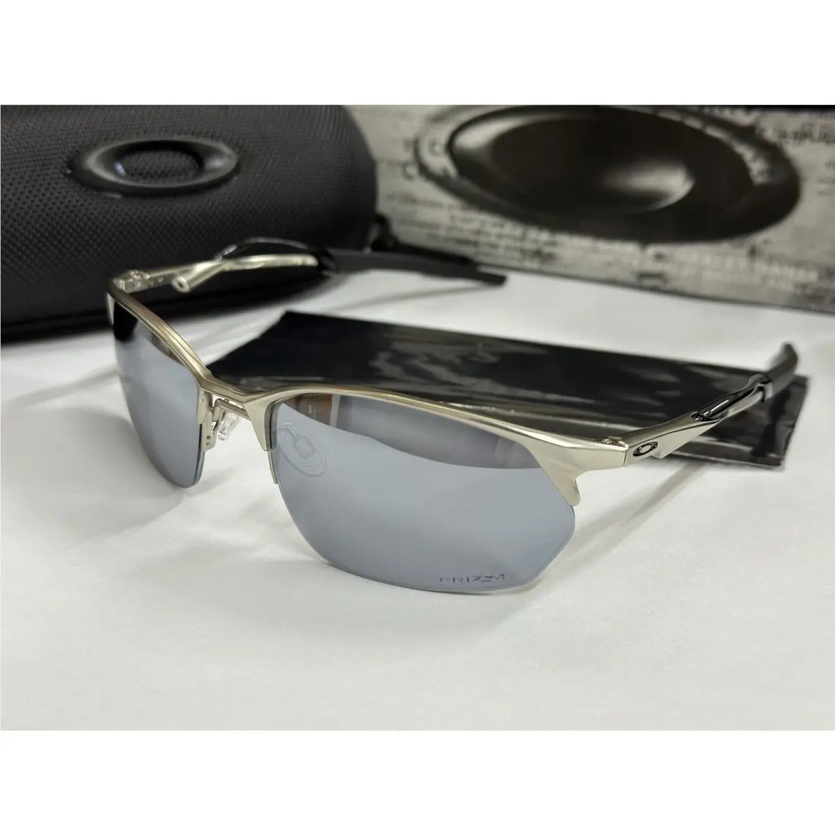Sunglasses Wire Tap 2.0 OO4145 Sunglasses Glasses Sports Outdoor Prizm Silver by Oakley