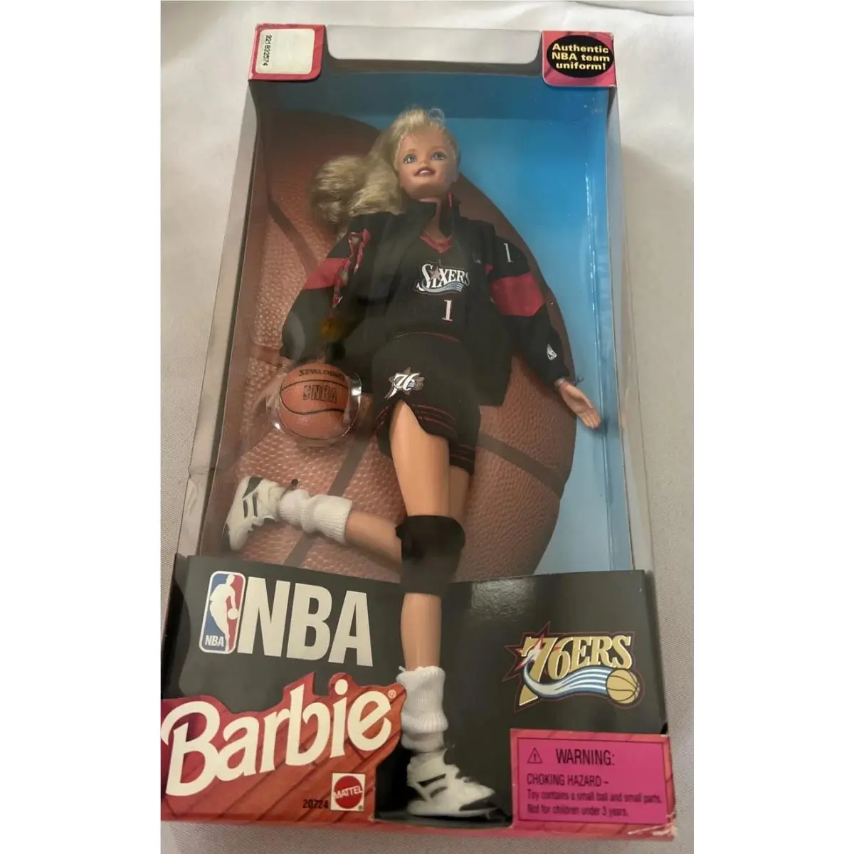 1998 Nba Barbie Philadelphia 76ers Basketball Sixers