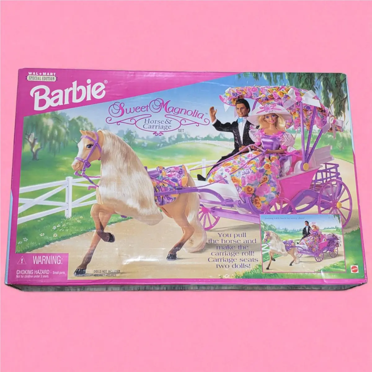 Barbie Sweet Magnolia Horse Carriage Walmart Special Edition 14407