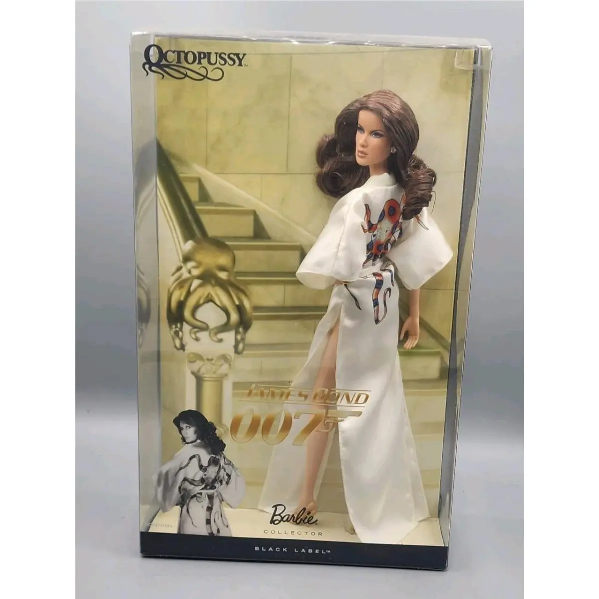 Barbie Collector James Bond 007 Octopussy Doll Black Label 2010