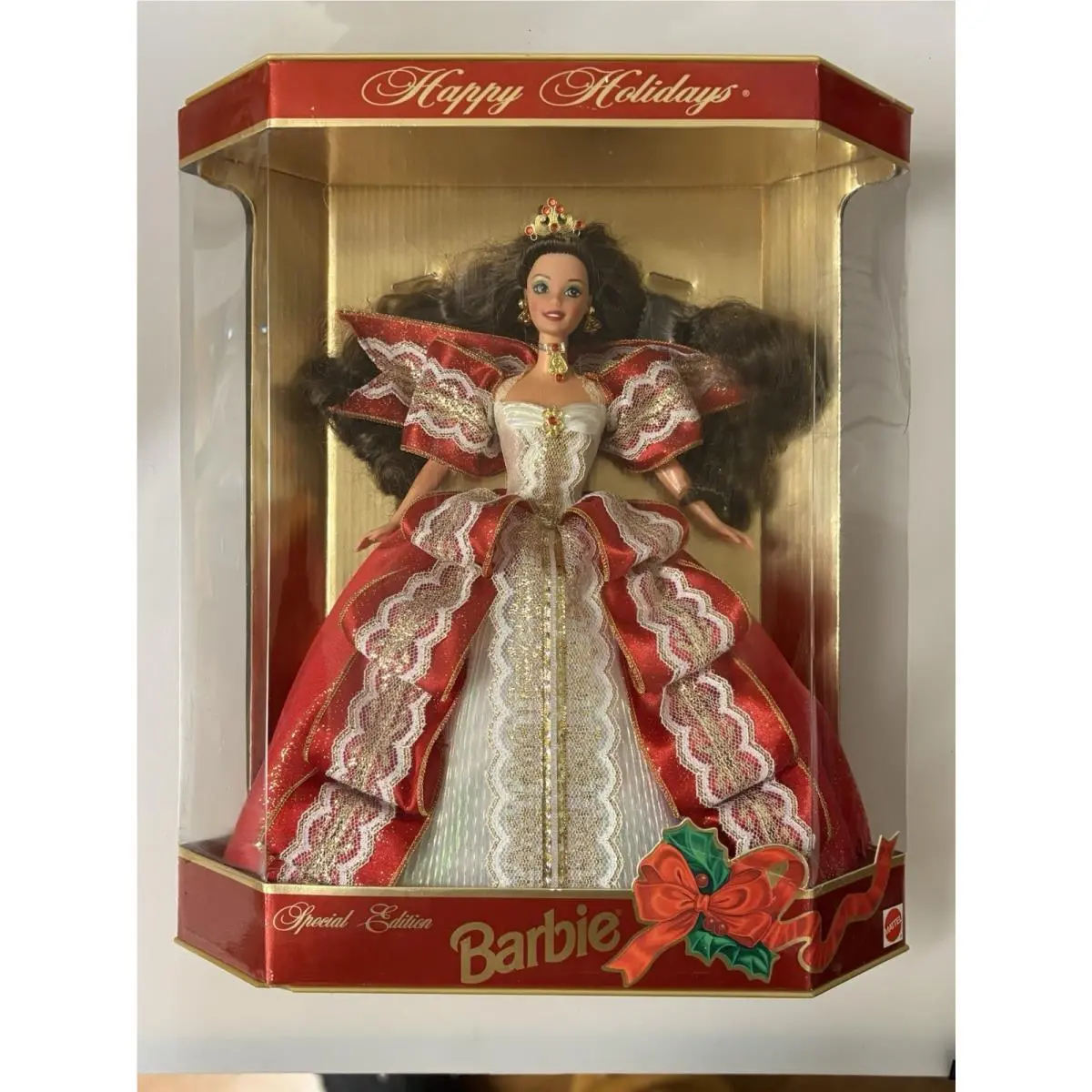 Happy Holidays Christmas Barbie 1997 Nrfb Rare Find