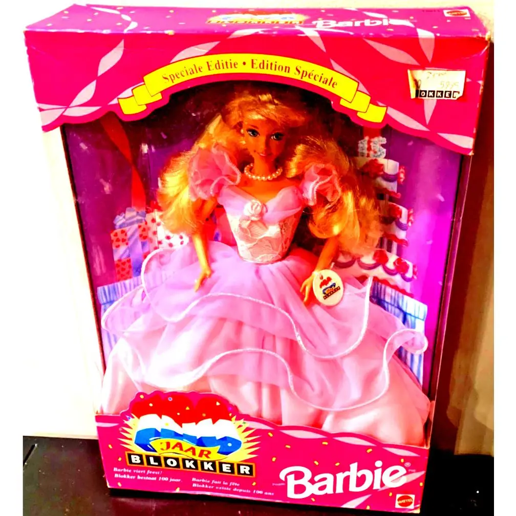 Jaar Blokker Barbie Usa Dutch 100 Year Anniversary Special Edition Doll