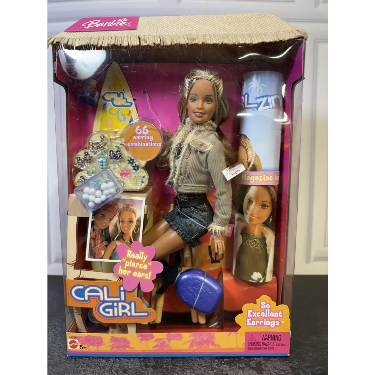 Barbie California Girl Pierced Ears B5766 2004 Mattel Cali Girl