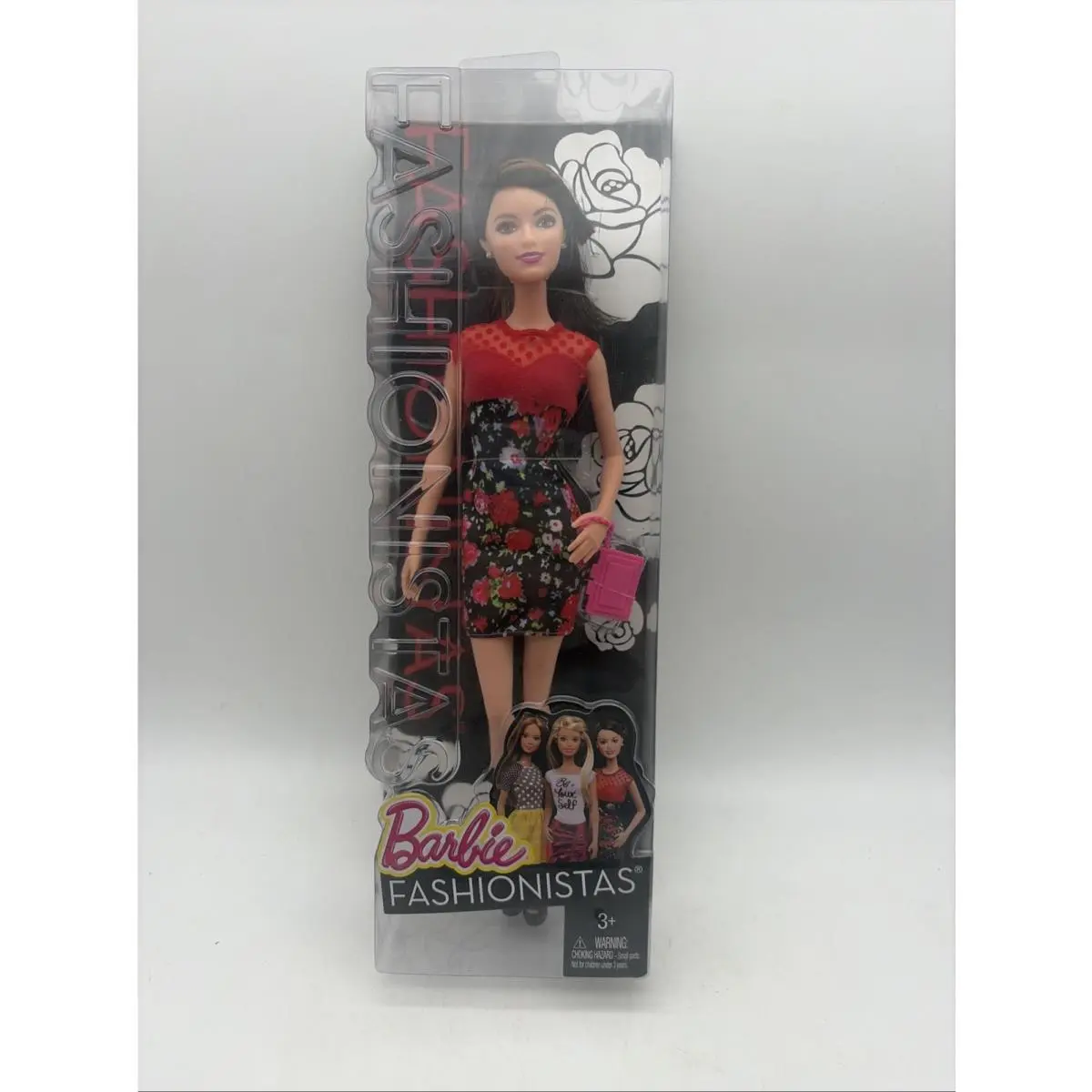 Barbie Fashionistas Raquelle Doll w/ Floral Print Dress 2014