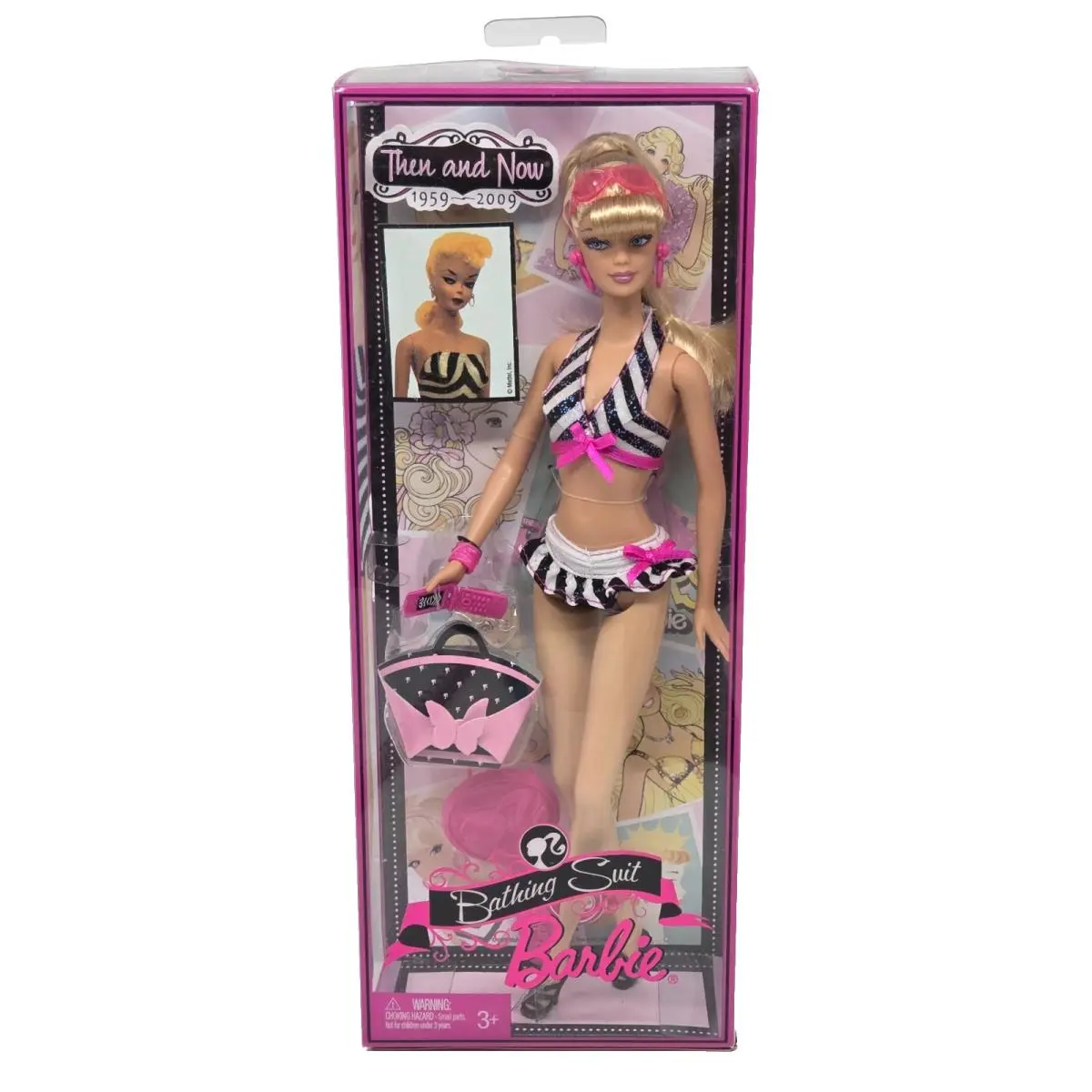 2008 Mattel Then and Now Barbie Doll P6508 50TH Anniversary