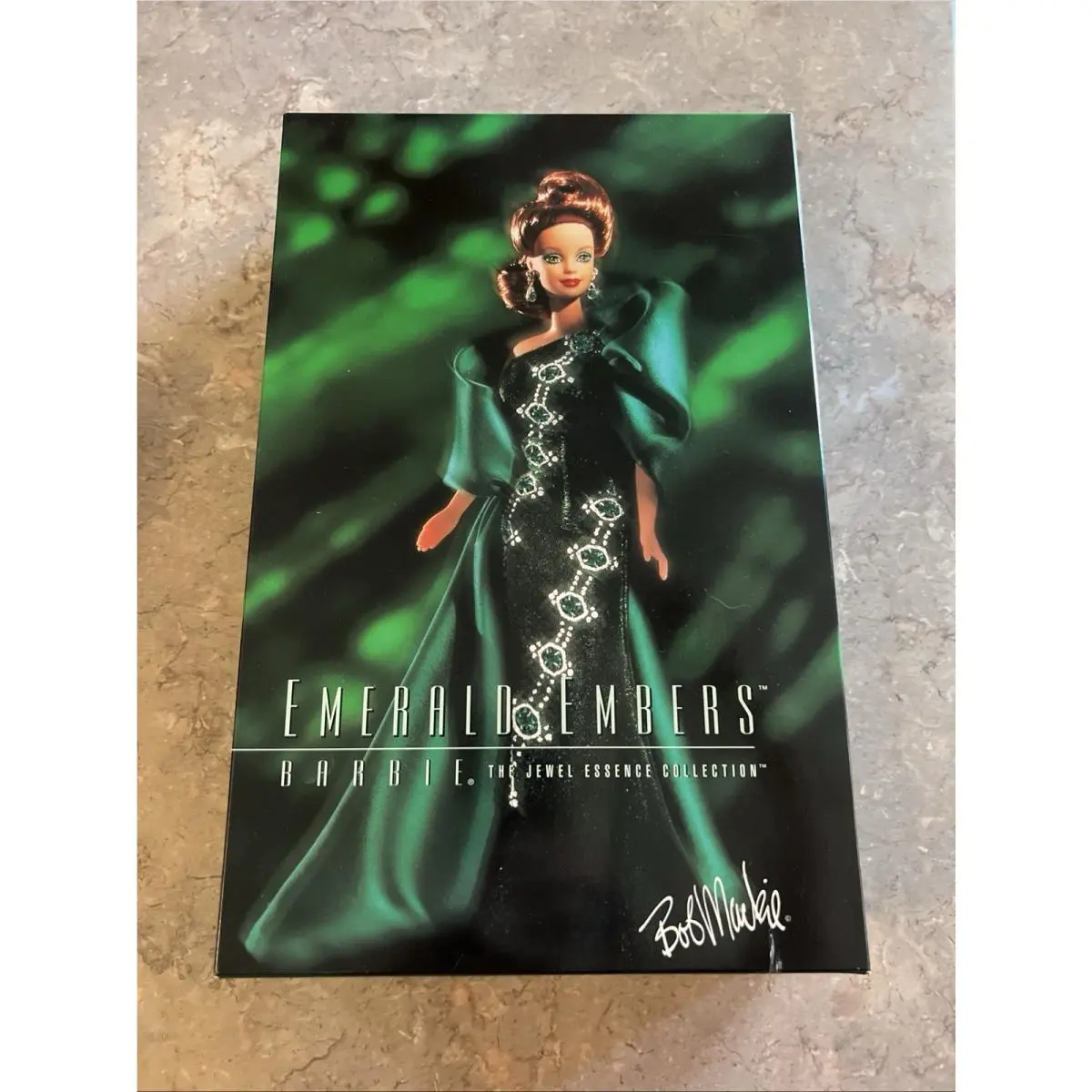 1996 Emerald Embers Barbie Doll By Bob Mackie