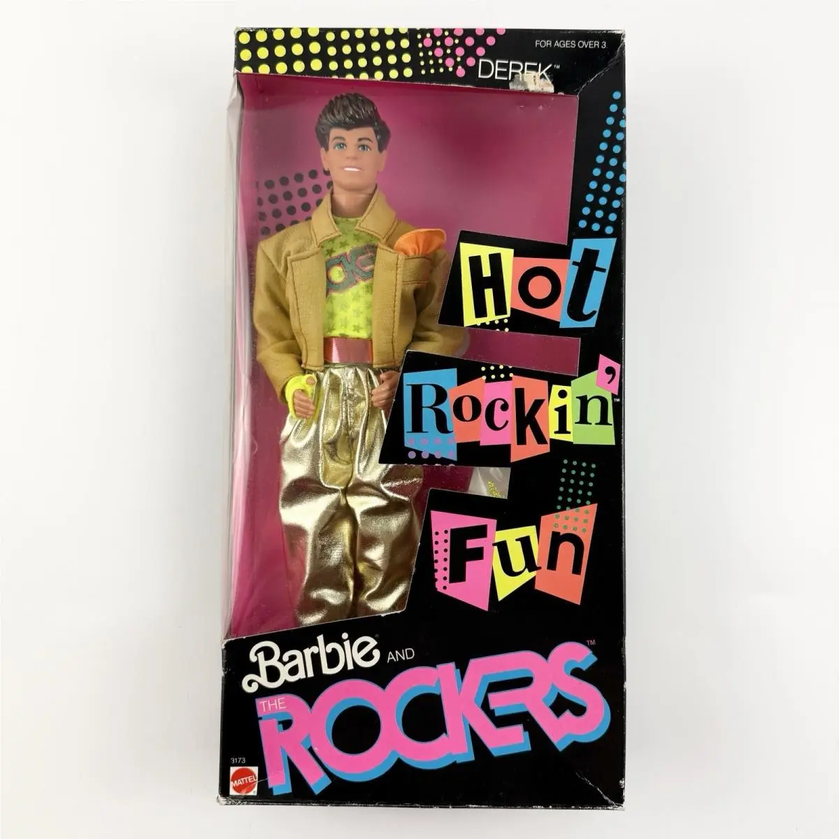Barbie and The Rockers - Hot Rockin` Fun Derek - 1986 Mattel 3173