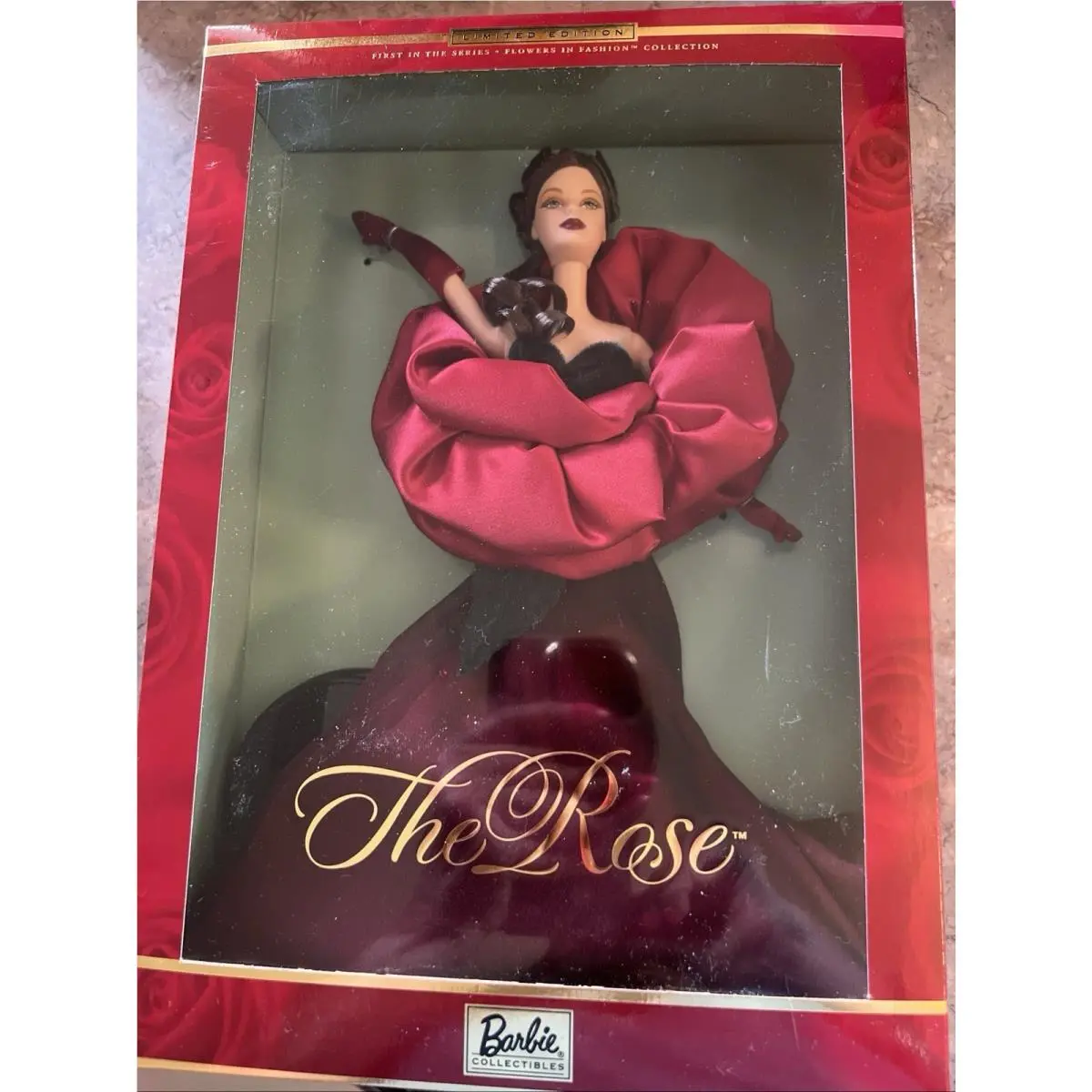2000 The Rose Barbie Doll Flowers Fashion Collection Limited Edition