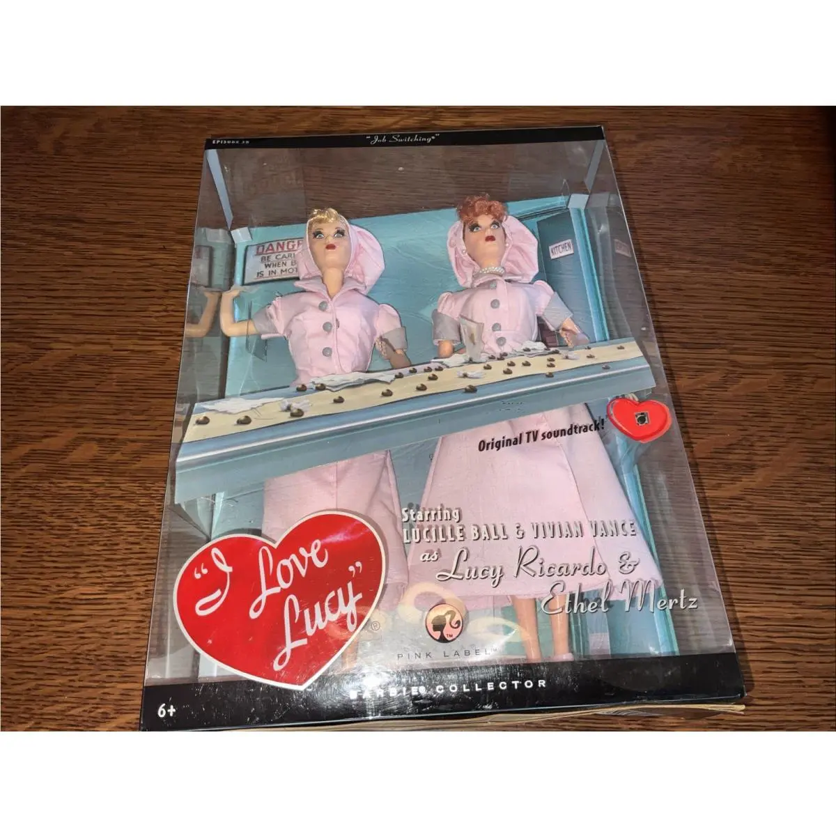 I Love Lucy Classic Gift Set Barbie Collectors Edition Soundtrack