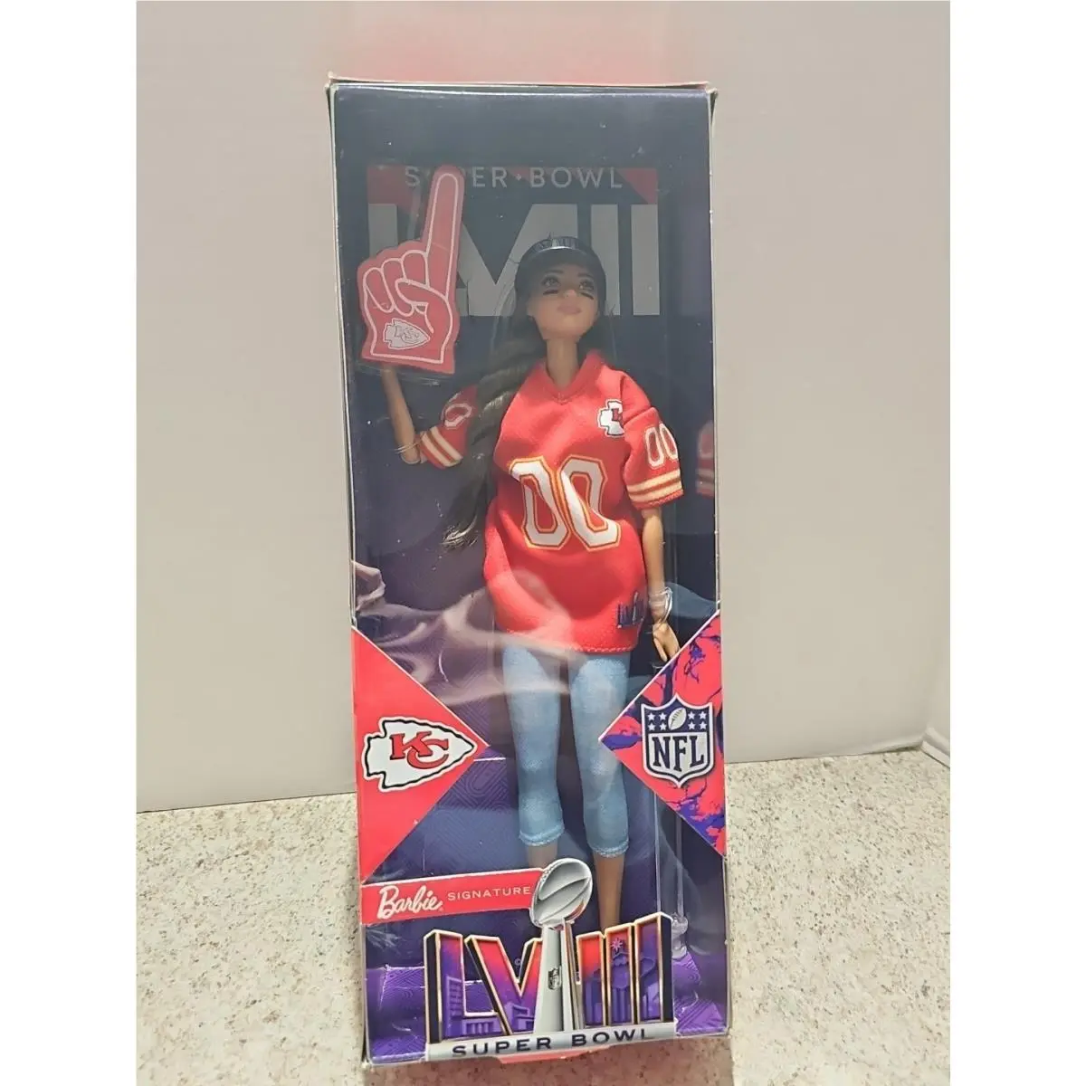 Mattel Signature Barbie Nfl Kansas City Chiefs Superbowl Lviii
